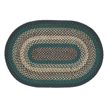 Pine Grove Jute Braided Rug Oval with Rug Pad 2'x3' VHC Brands - The Fox Decor